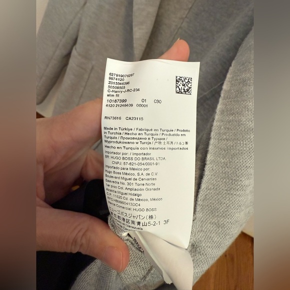 BOSS by Hugo Boss Men's Hanry Stretch Jersey Slim-Fit Blazer ALTERED - Picture 9 of 15